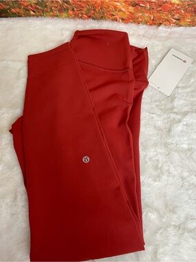 lululemon athletica Women's Red High-Rise Leggings